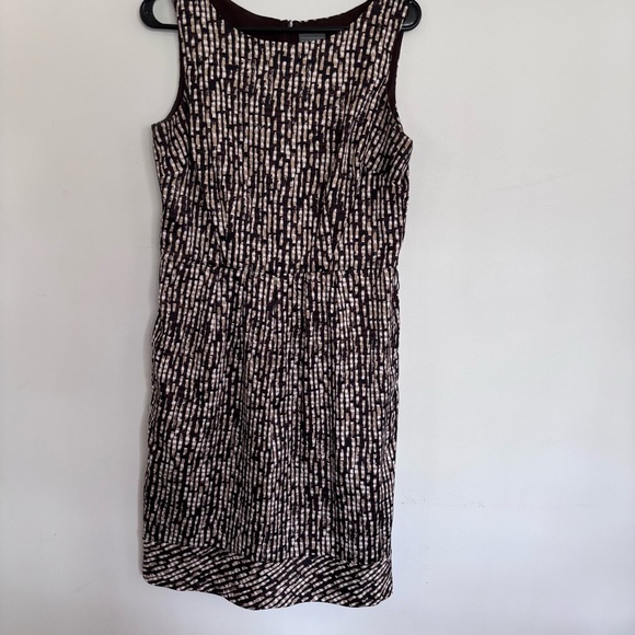 Rabbit Rabbit Rabbit Dresses & Skirts - Elegant Brown Black and Tan Patterned Dress